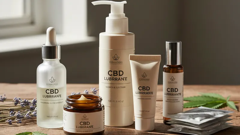 Types de lubrifiants CBD disponibles